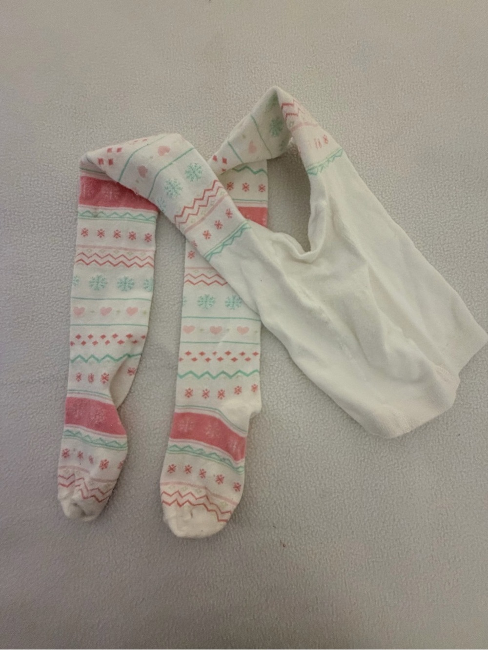 Gymboree Snow Princess Fair Isle Tights